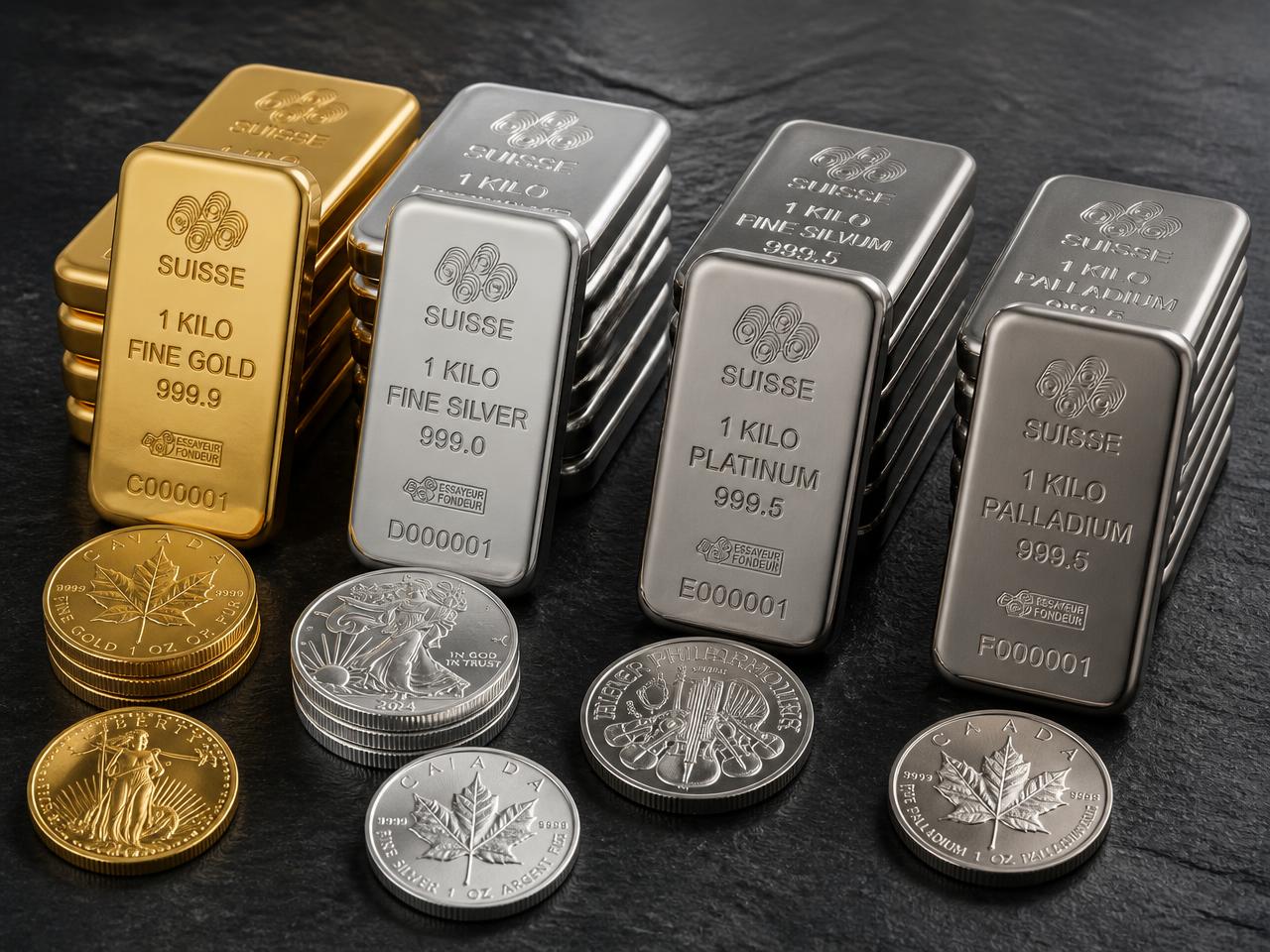 Precious Metals that customers can sell to MB Gold
